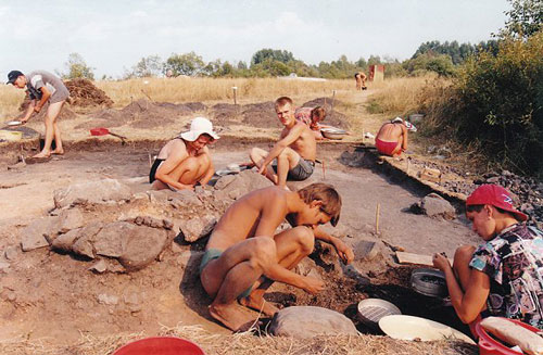 Белозерск, археологические раскопки.
