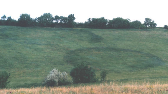 Кольцевые формации, найденные представителями группы &laquo;Запорожье-Космопоиск&raquo; в 2005 году.
