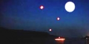 Огненные шары на реке Меконг