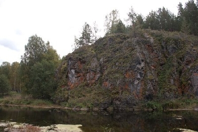 Вид на Багарякское городище.
